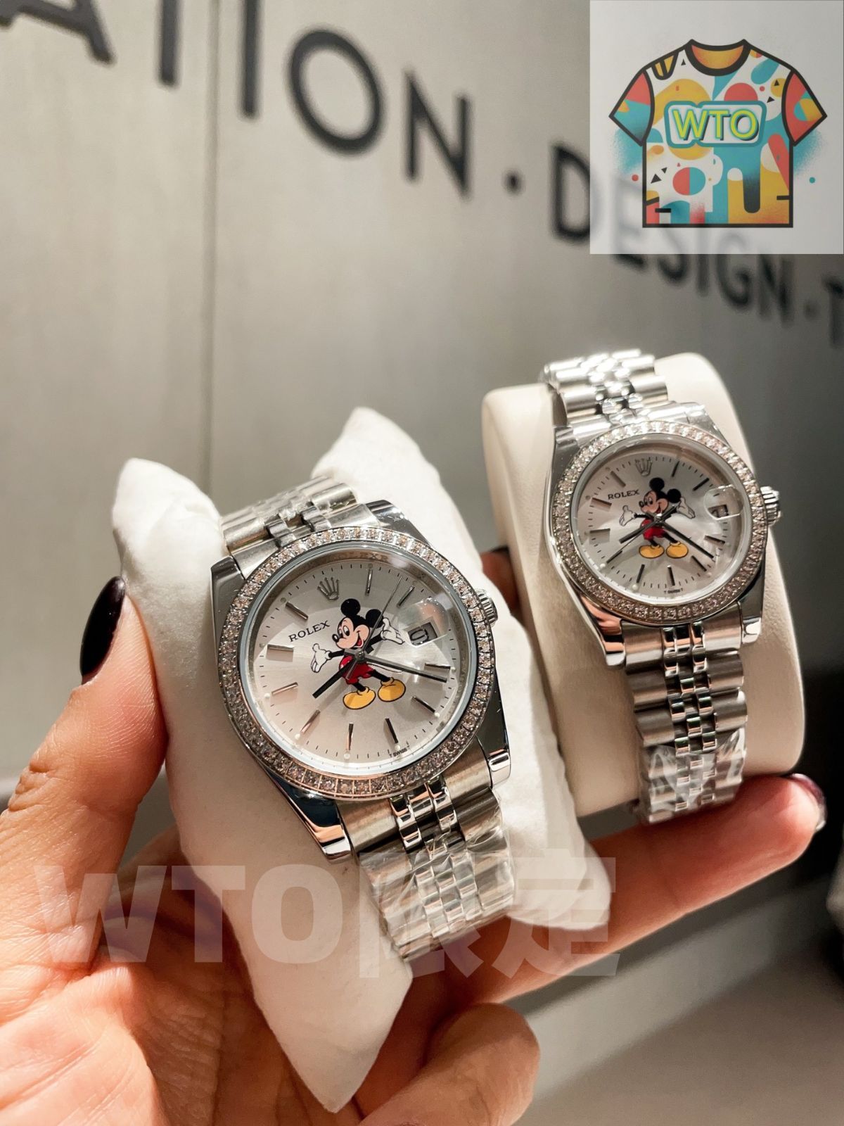 今日 ROLEX Mickey Mouse Quartz Watch ロレックス ミッキーマウス-WTO輸入2