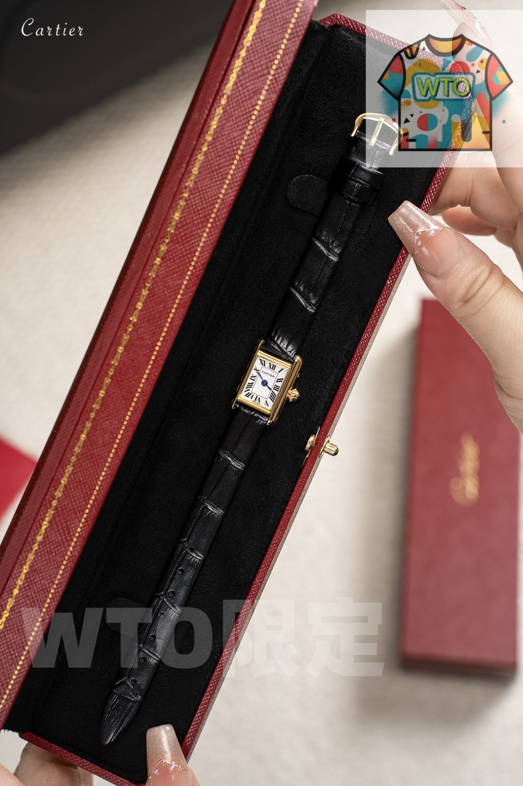 今日 Cartier Mini Tank クォーツウォッチ