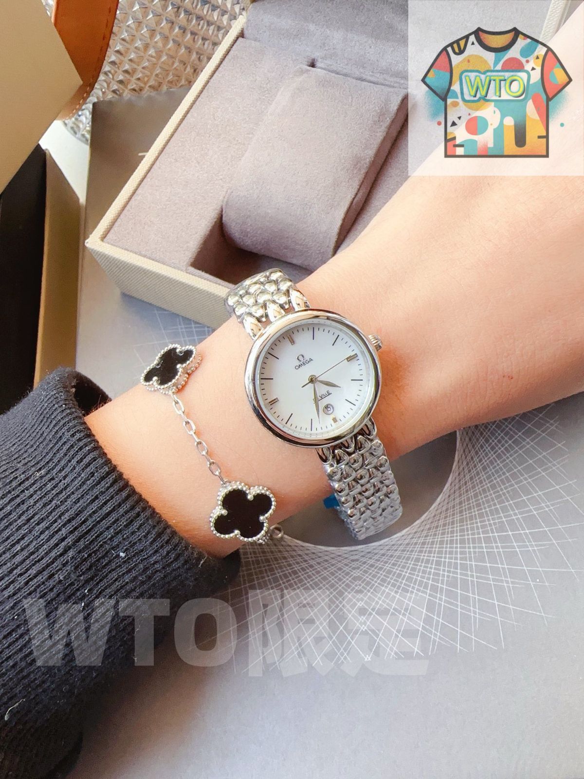 今日 Omega Elegance ディアモンドウォッチ