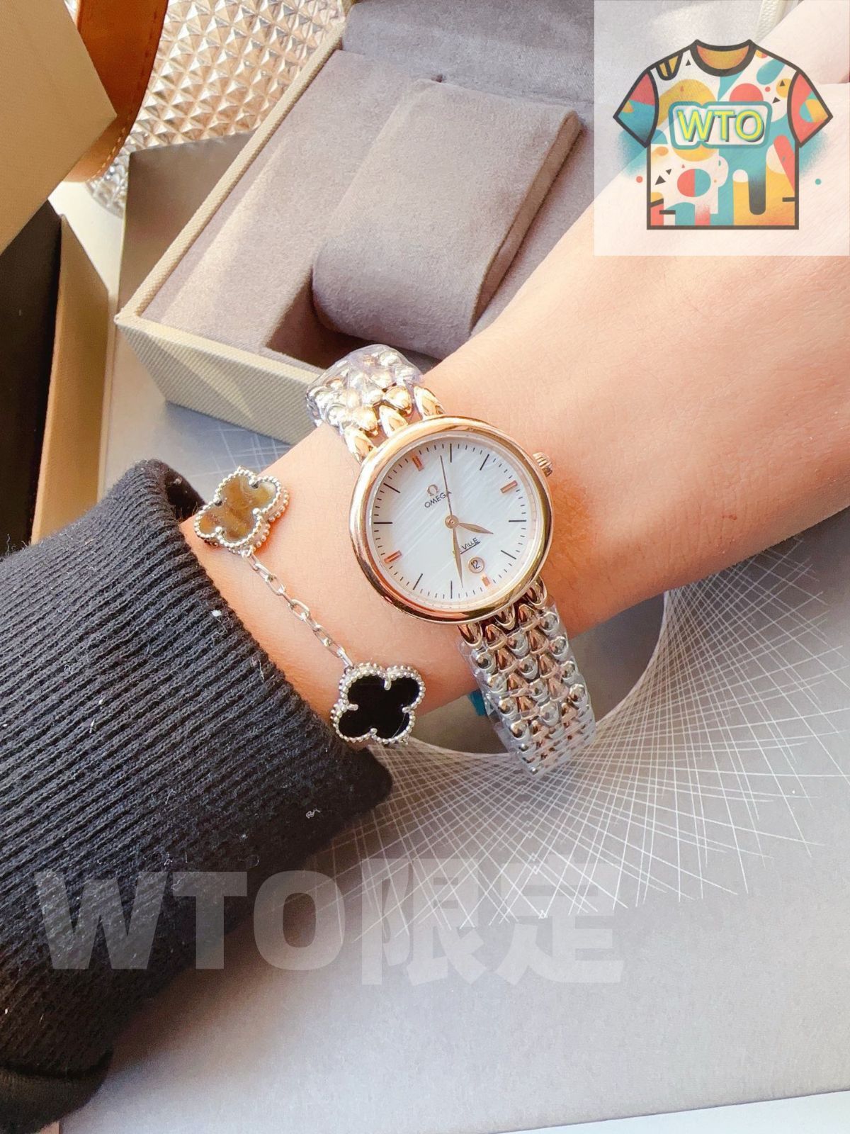 今日 Omega Elegance ディアモンドウォッチ