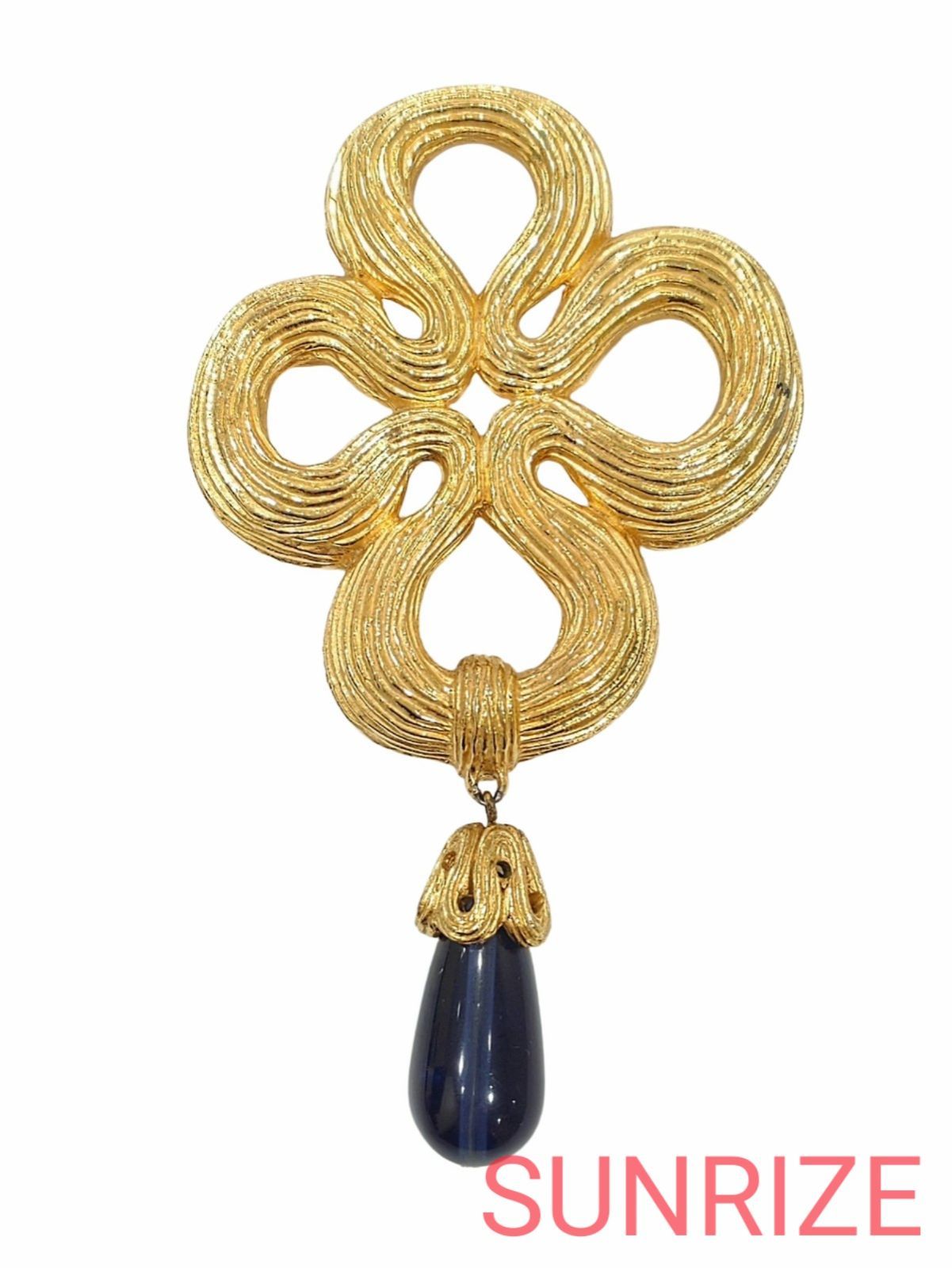 GIVENCHY ジバンシー ヴィンテージ ビッグブローチ S801