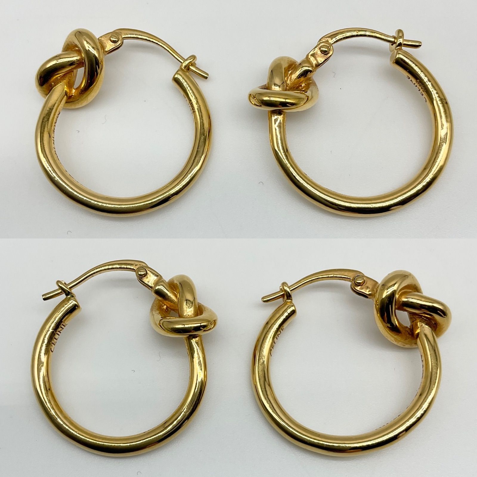 CELINE ゴールドフープピアス 専用ケース付き CELINE ゴールドフープピアス 専用ケース付き