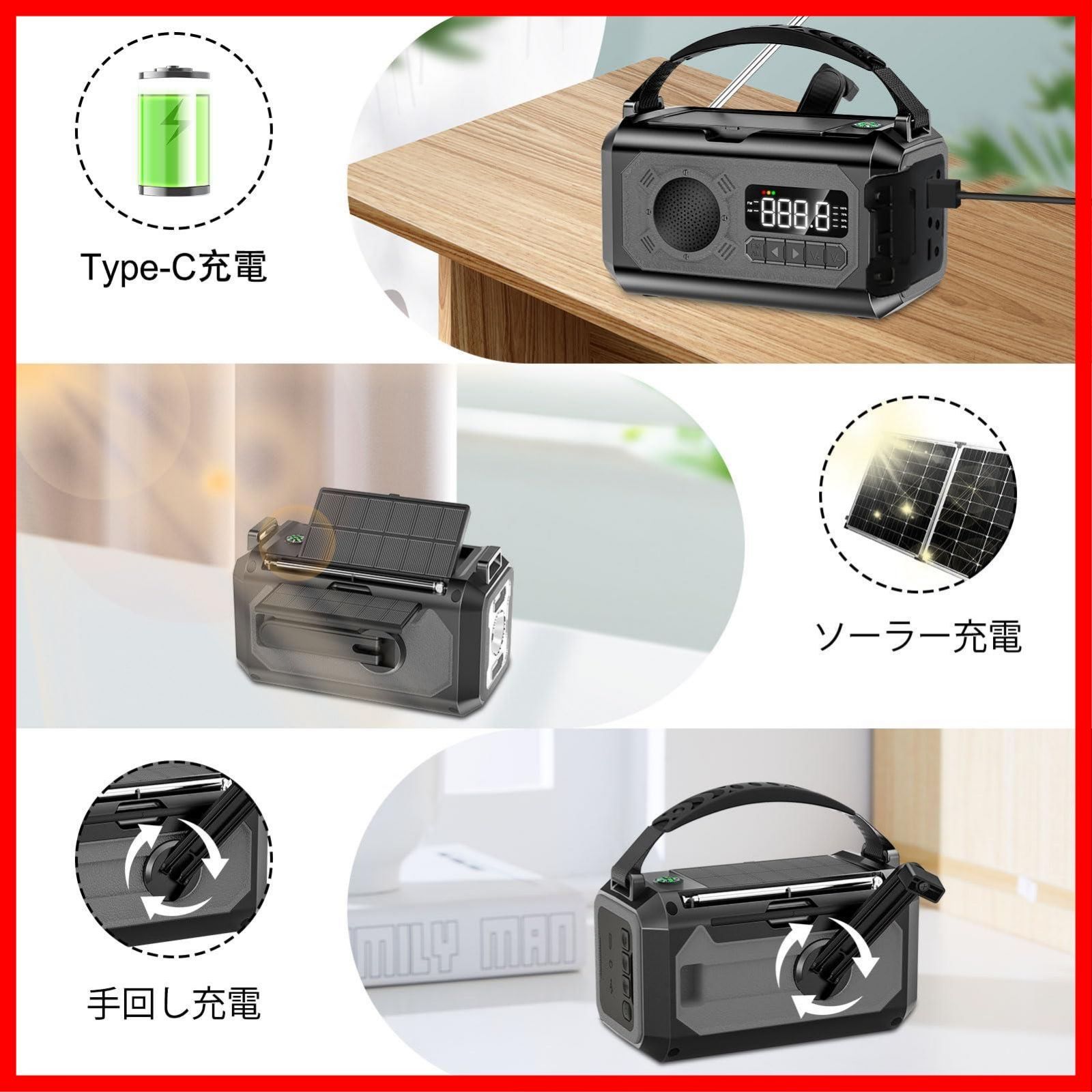 12000mAh電池内蔵 イヤホンジャック付き