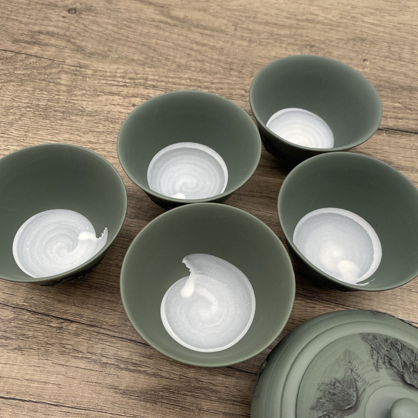 玉光陶園 常滑焼 手作りビリ平 急須セット