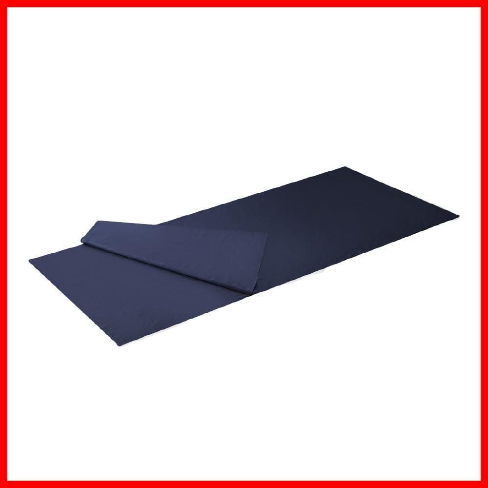 212121 ネイビーブルー レクタ シルクシーツ イスカ ISUKA