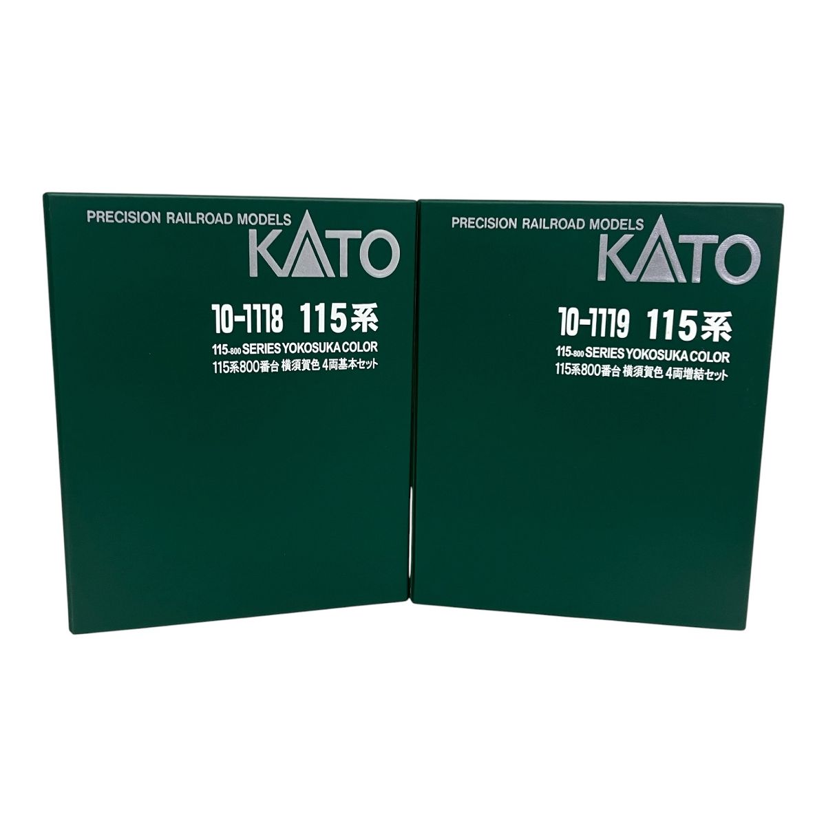 KATO 10-1118 10-1119 115系 800番台 横須賀色 4両基本セット 4両増結セット Nゲージ 良好