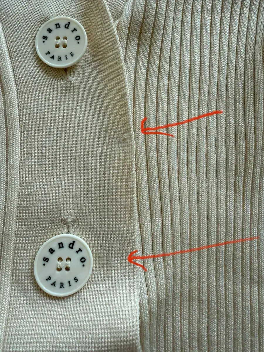  SANDRO サンドロ カーディガン サイズ 2 長袖 カーディガン ボレロ アンサンブル
