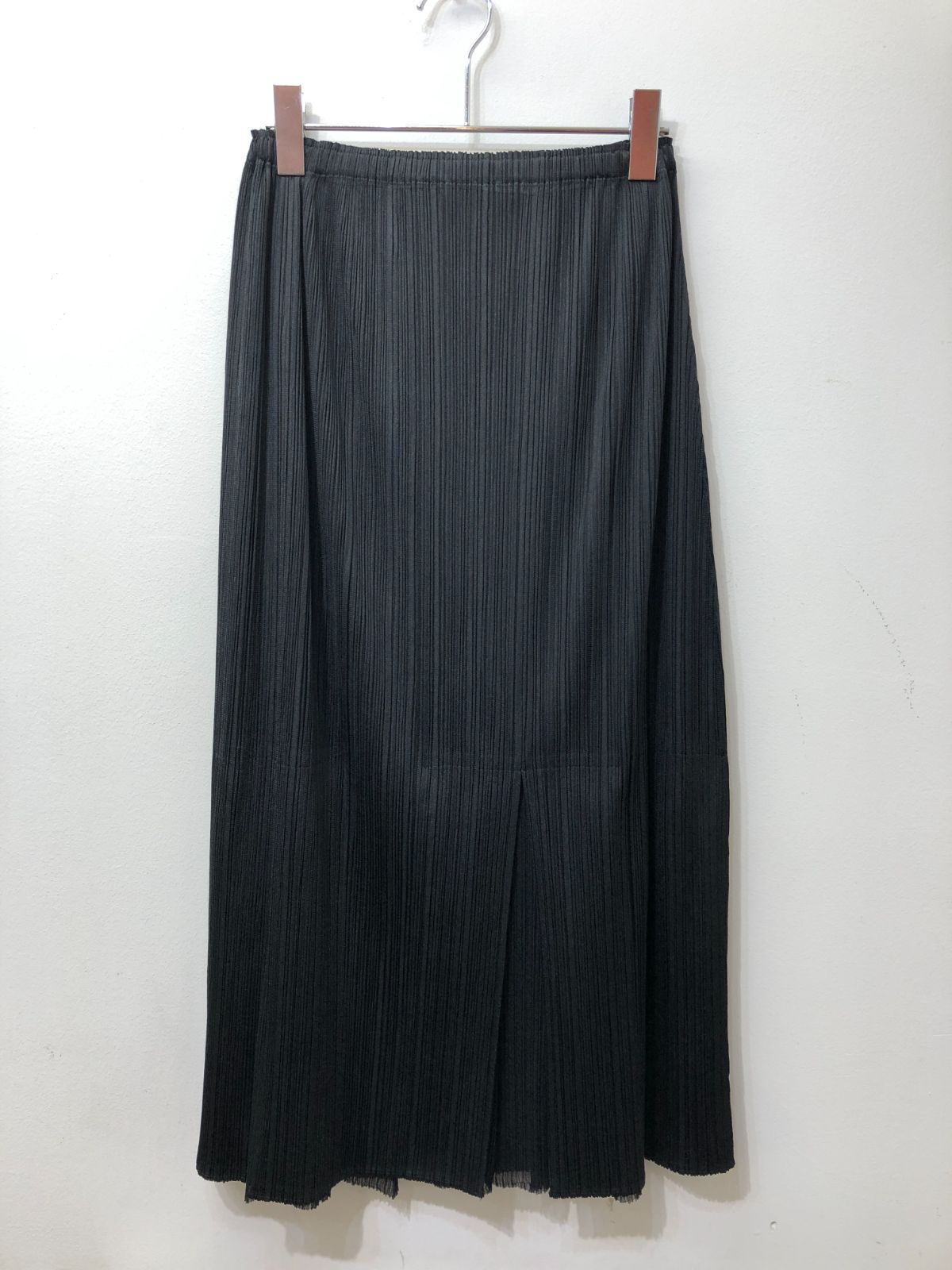 643 PLEATS PLEASE プリーツプリーズ イッセイミヤケ ロングスカート 2 黒