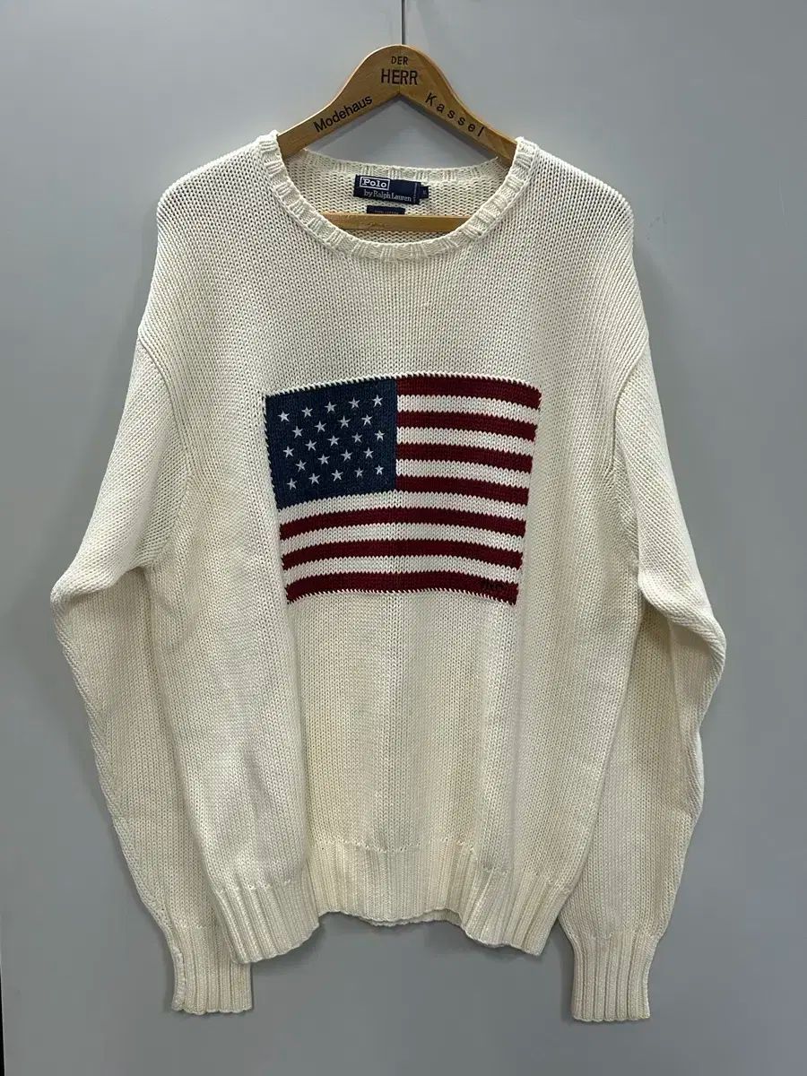90 s POLO アメリカンフラッグニット XL
