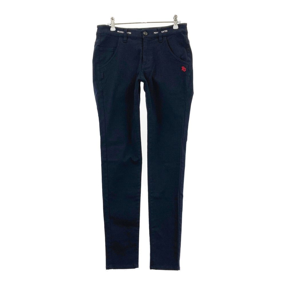 サイズ 1 PEARLY GATES パーリーゲイツ モデル ストレッチパンツ ネイビー系 240101556793 ゴルフウェア レディース ストスト
