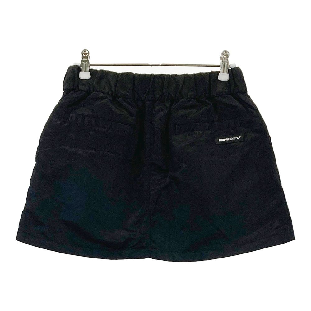 サイズ 1 NBB WEEKEND エヌビービーウィークエンド モデル スカート ブラック系 ゴルフウェア レディース ストスト
