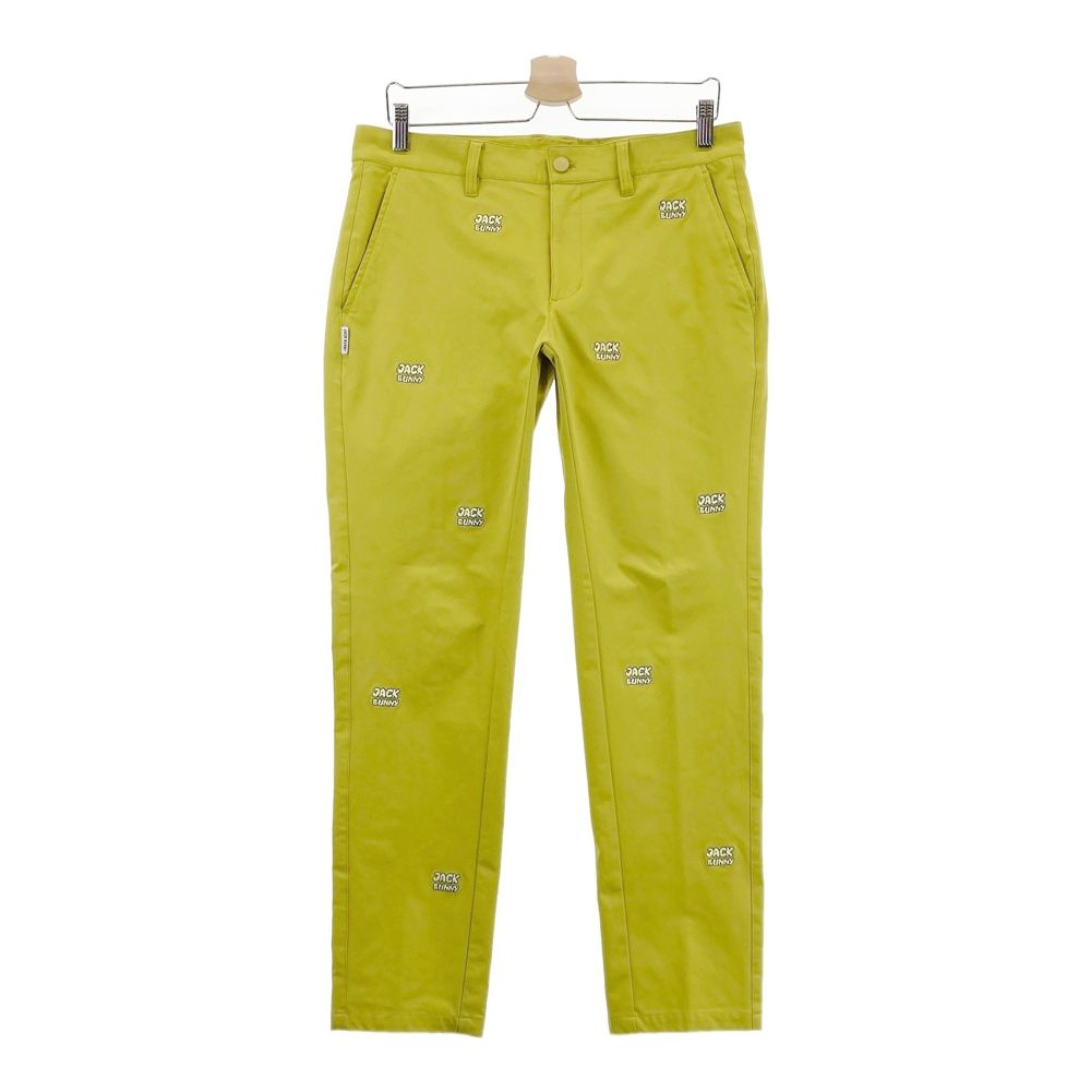 サイズ 5 JACK BUNNY ジャックバニー モデル ロングパンツ 刺繍 イエロー系 240101558951 ゴルフウェア メンズ ストスト