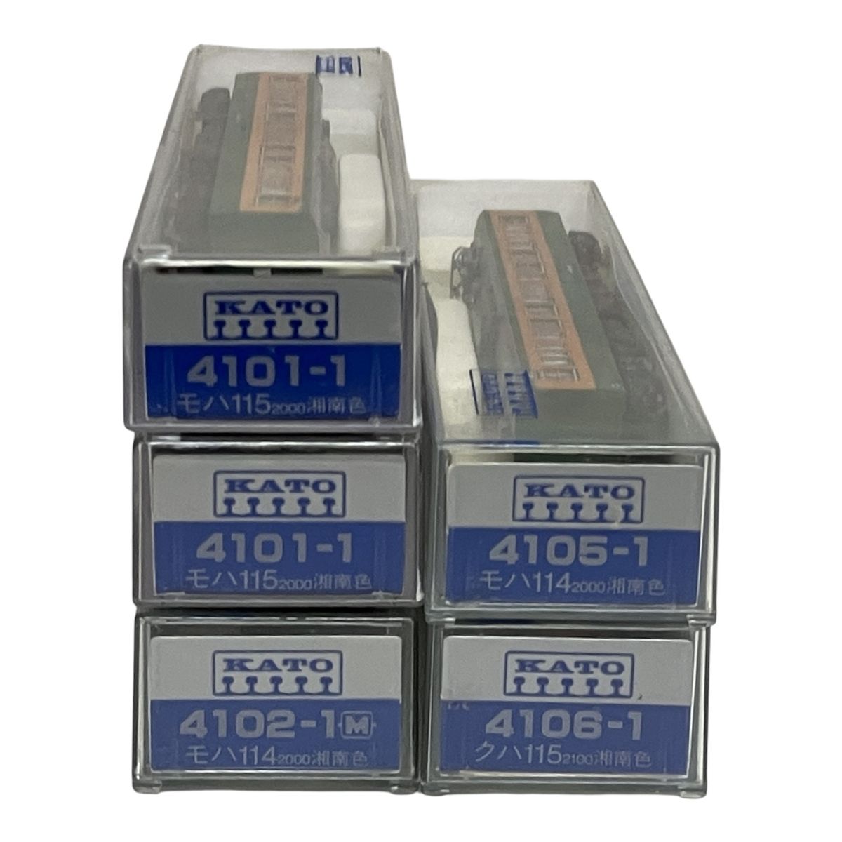 KATO 4101-1 x 2 4102-1 4105-1 4106-1 115系2000番台 湘南色 5両セット Nゲージ 鉄道模型