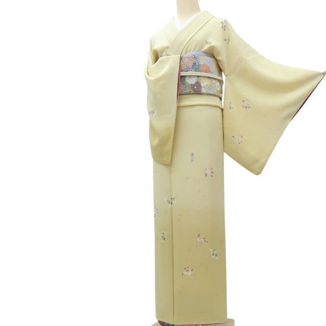 百華❀Y3991◇美品 正絹 作家物落款 手縫い仕立て 付下げ - メルカリ