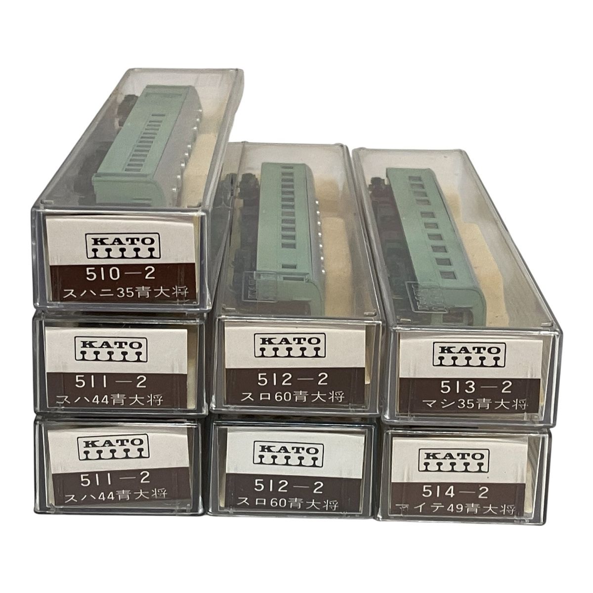 KATO 510-2 511-2 512-2 513-2 514-2 青大将 7両セット Nゲージ 鉄道模型