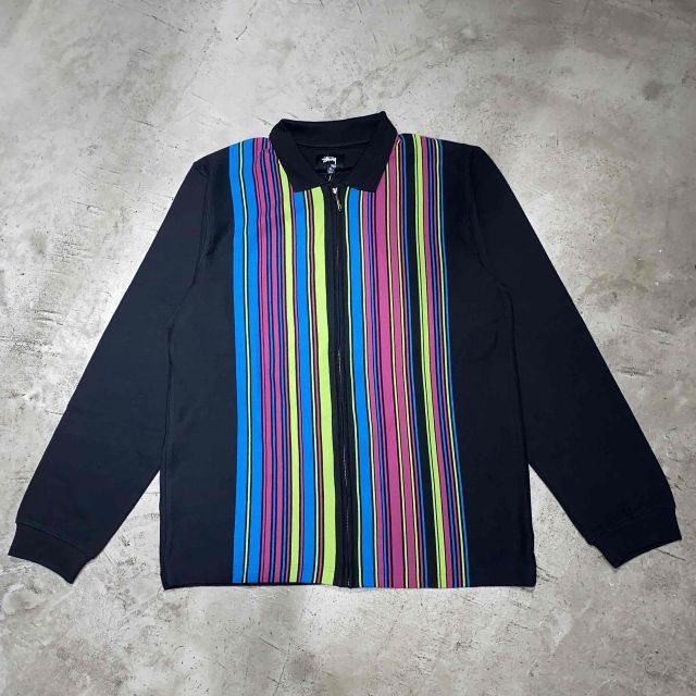 STUSSY 19aw SIMON LS ZIP POLO SIZE-XL 1140114 ステューシー サイモンジップポロ 心斎橋店
