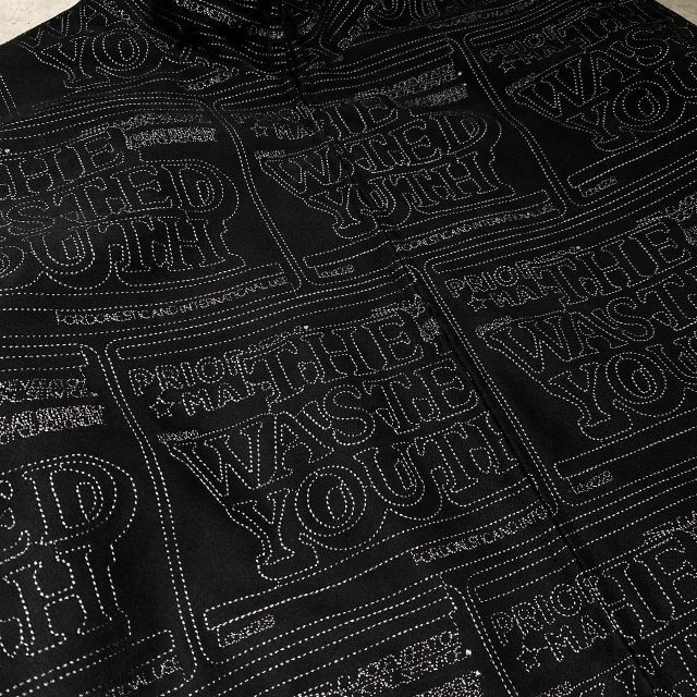 THE BLACK EYE 小売業者 PATCH 21ss x WASTED YOUTH TRACK JACKET SIZE