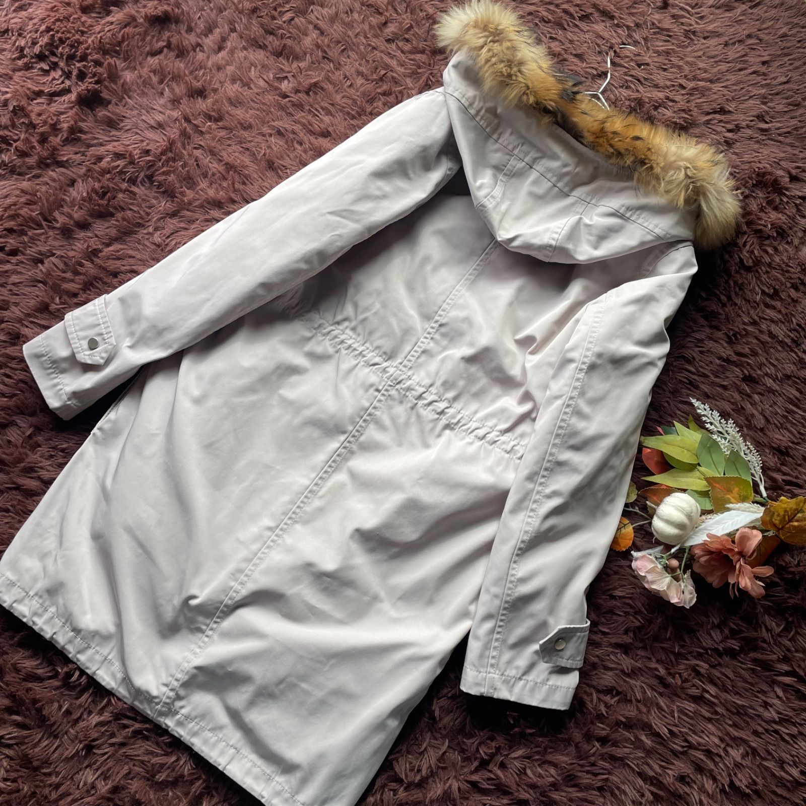 ICB アイシービー 美品 マルチウェイ ファー付きダウンライナーモッズ