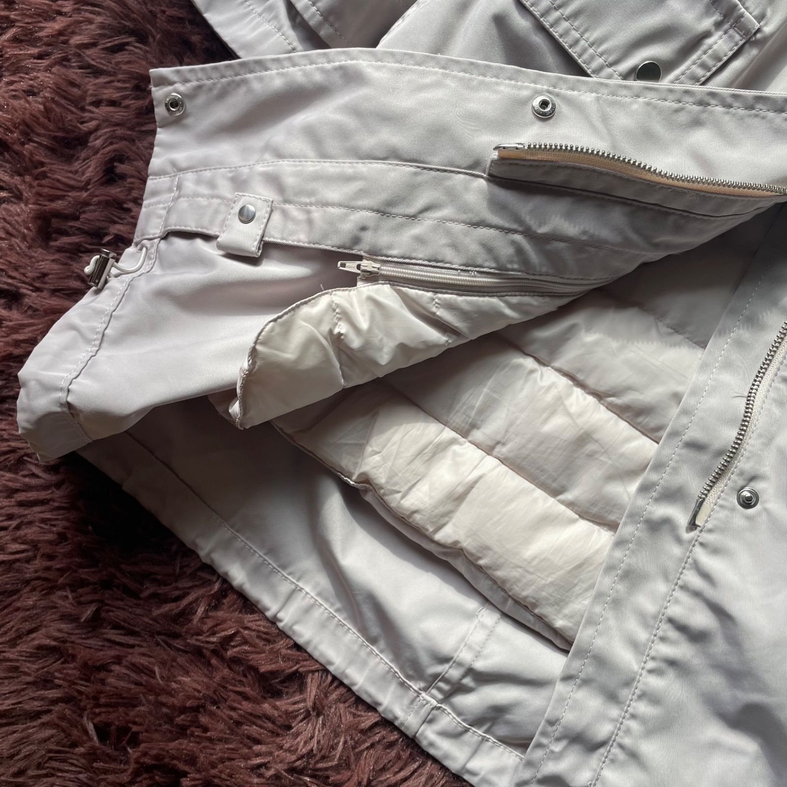 ICB アイシービー 美品 マルチウェイ ファー付きダウンライナーモッズ