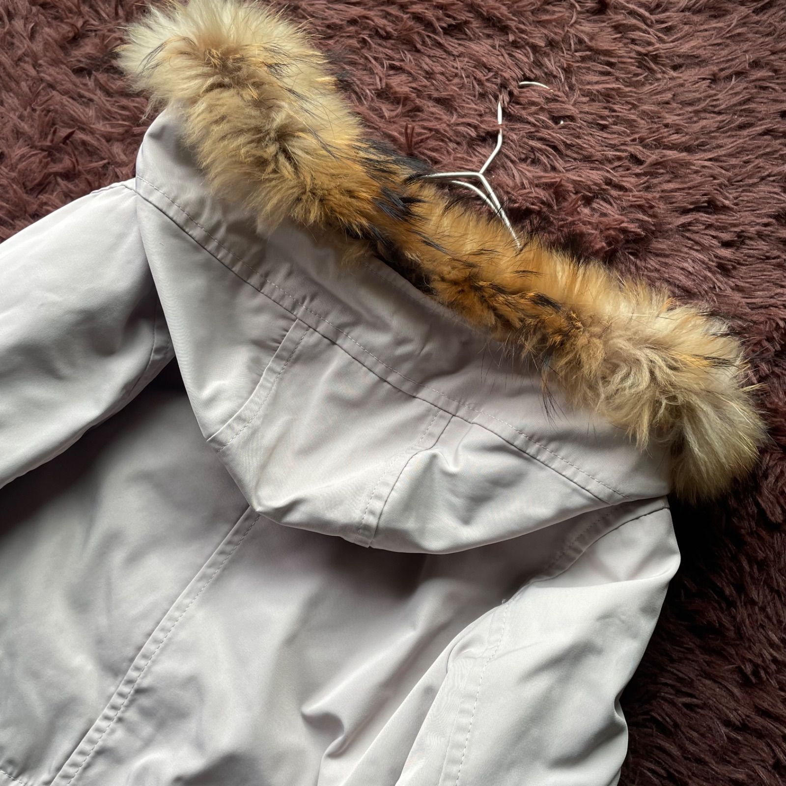 ICB アイシービー 美品 マルチウェイ ファー付きダウンライナーモッズ