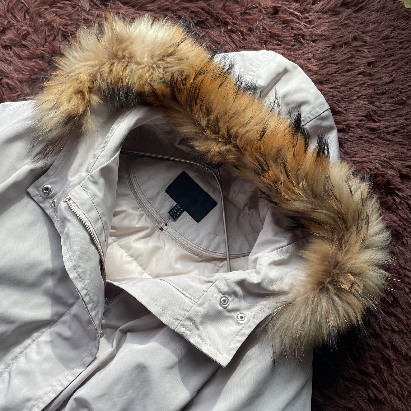 ICB アイシービー 美品 マルチウェイ ファー付きダウンライナーモッズ