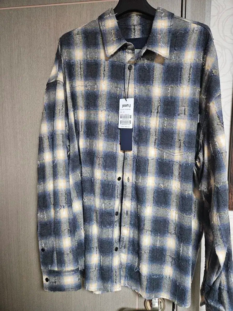 ジュンジェイ グリッドニードルシャツ 52
