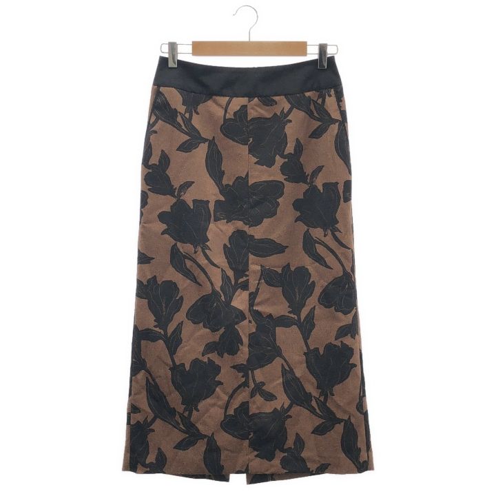 IENA イエナ 24060900508030 ボタニカルタイトスカート レディース ブラウン 38