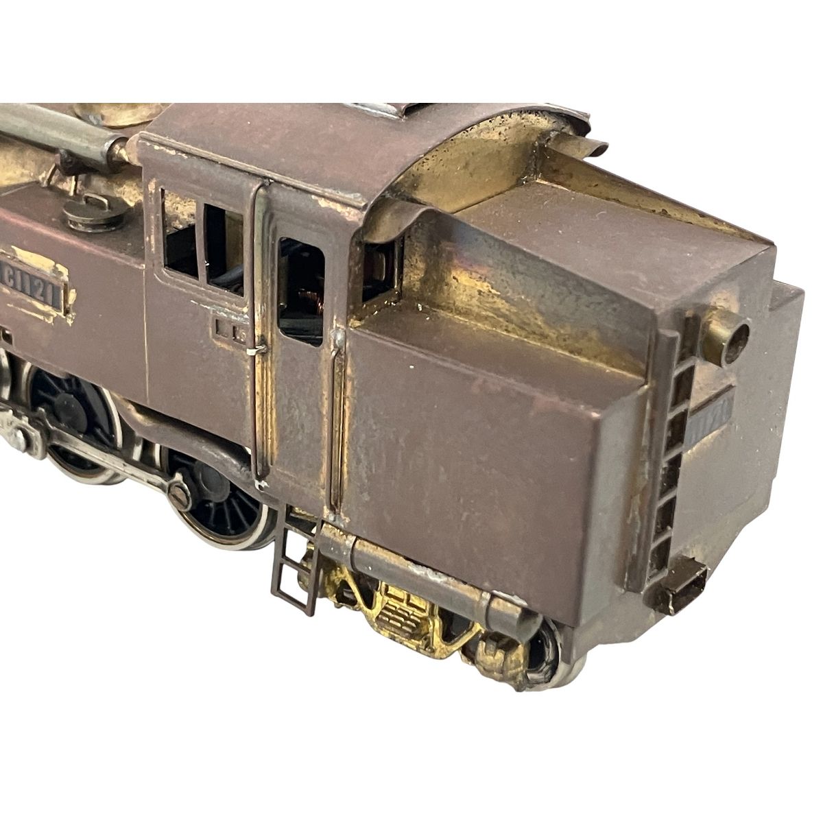 詳細不明 C11 21 蒸気機関車 未塗装 鉄道模型 HOゲージ ジャンク