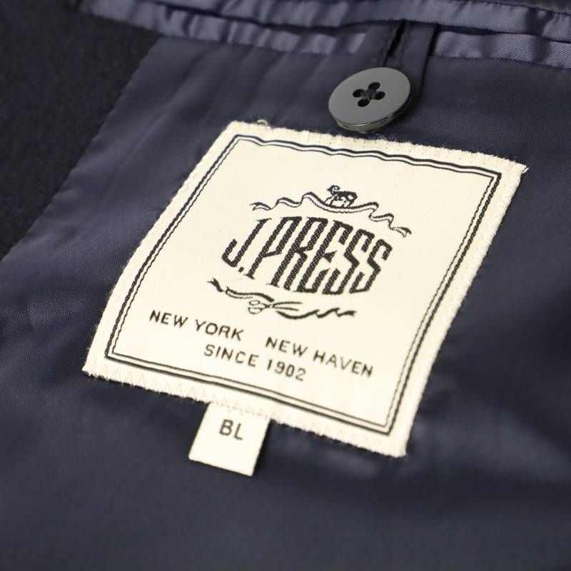 新品 J.PRESS ジェイプレス カシミヤ混 ジャケット ウール 紺ブレザー