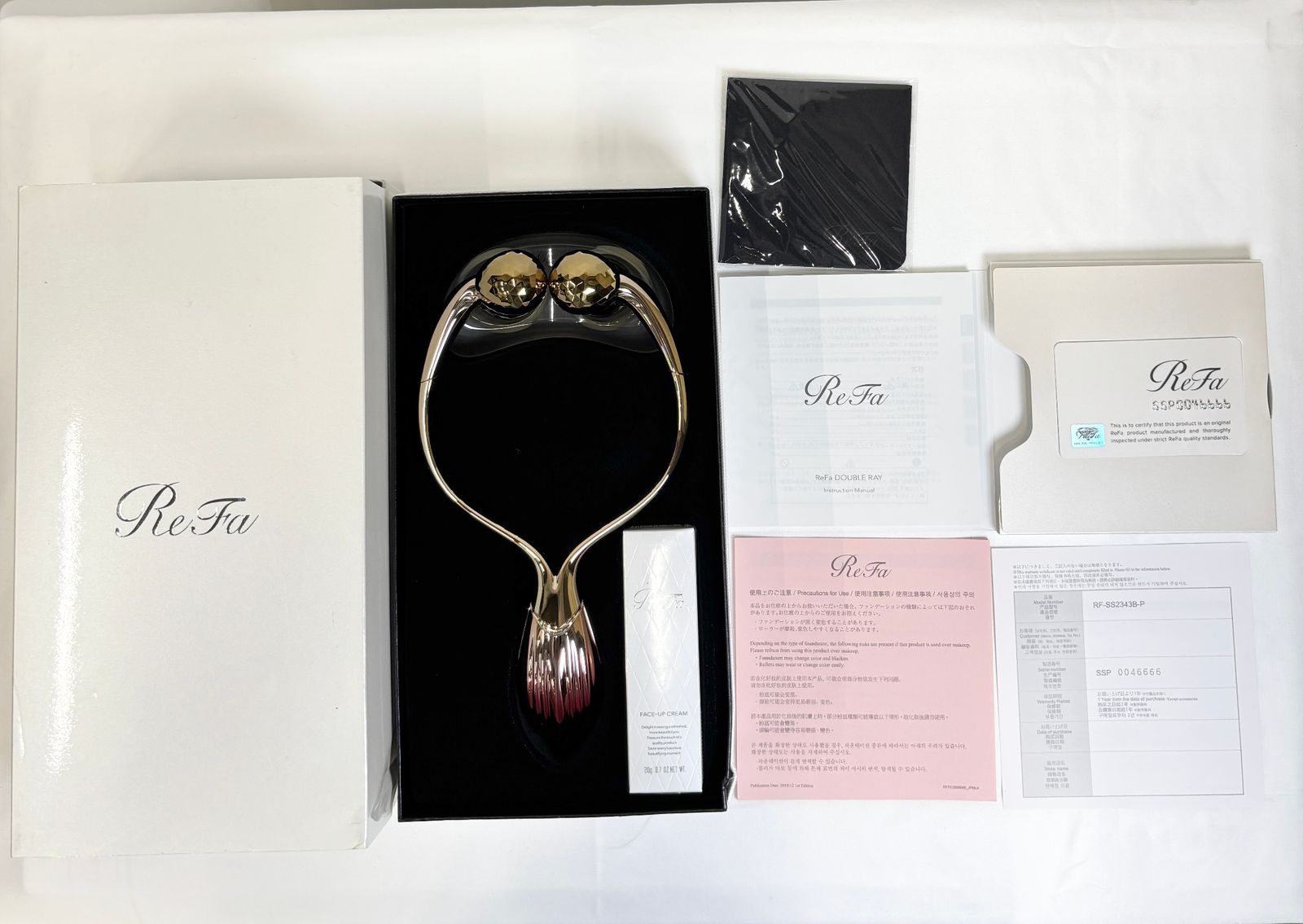 新品・未使用]Refa リファ ダブルレイ レッド RF-SS2343B-P - メルカリ