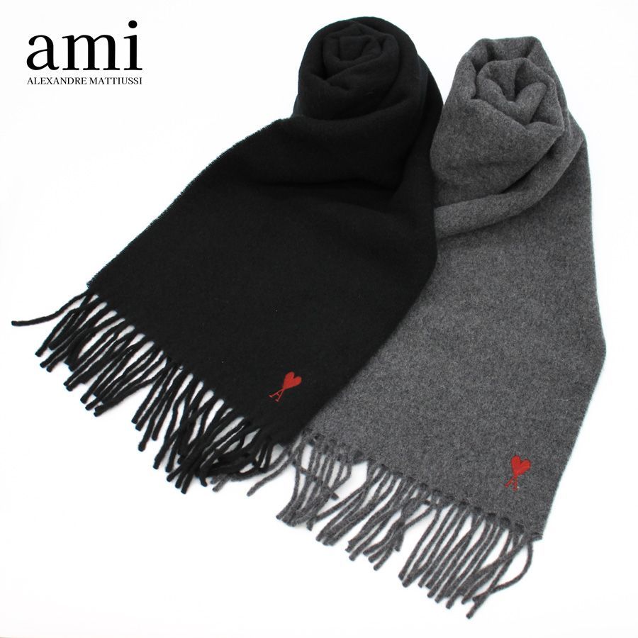商品 AMI ALEXANDRE MATTIUSSI BFUSF405 334 AMI DE COEUR マフラー アミパリス AMI PARIS
