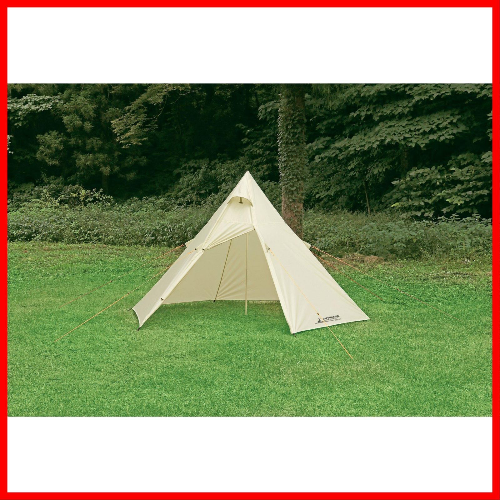 商品 テント STAG ワンポールテント ティピー ヘキサゴン キャプテンスタッグ CAPTAIN 300UV 3~4人用