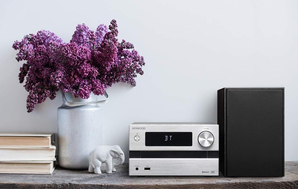 ケンウッド KENWOOD M-EB50-S コンパクトHi-Fiシステム Bluetooth対応 25W 25W シルバー