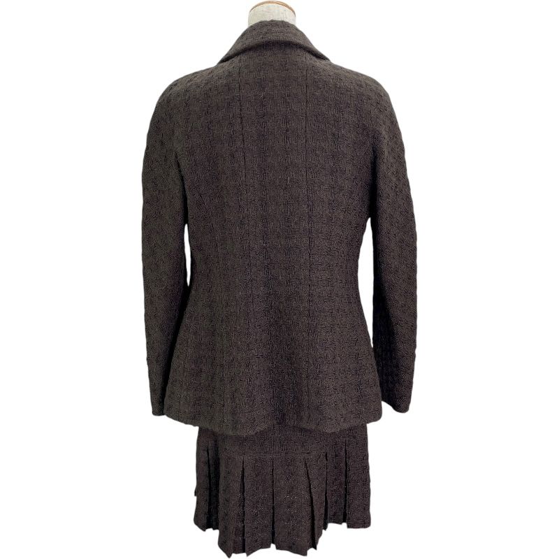 シャネル CHANEL ツイードジャケット-スカートセットアップ P09702 ウール レディース セットアップ