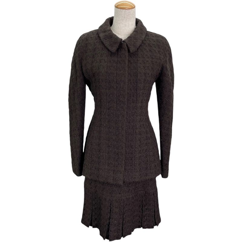 シャネル CHANEL ツイードジャケット-スカートセットアップ P09702 ウール レディース セットアップ