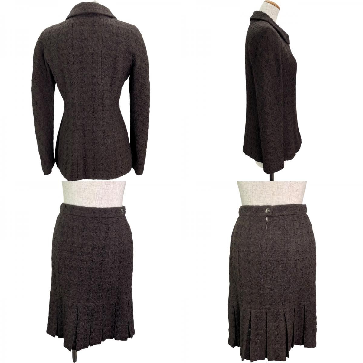 ツイードジャケット スカートセットアップ