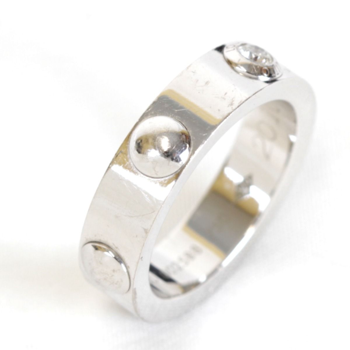 ルイ ヴィトン プティット バーグ アンプラント #53 リング K18WG 18金