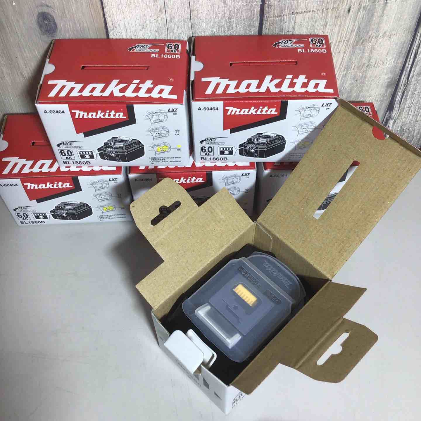 純正 マキタ makita リチウムイオンバッテリー 18V 6.0Ah BL1860B 6個 バッテリー 純正品 18V 戸田店