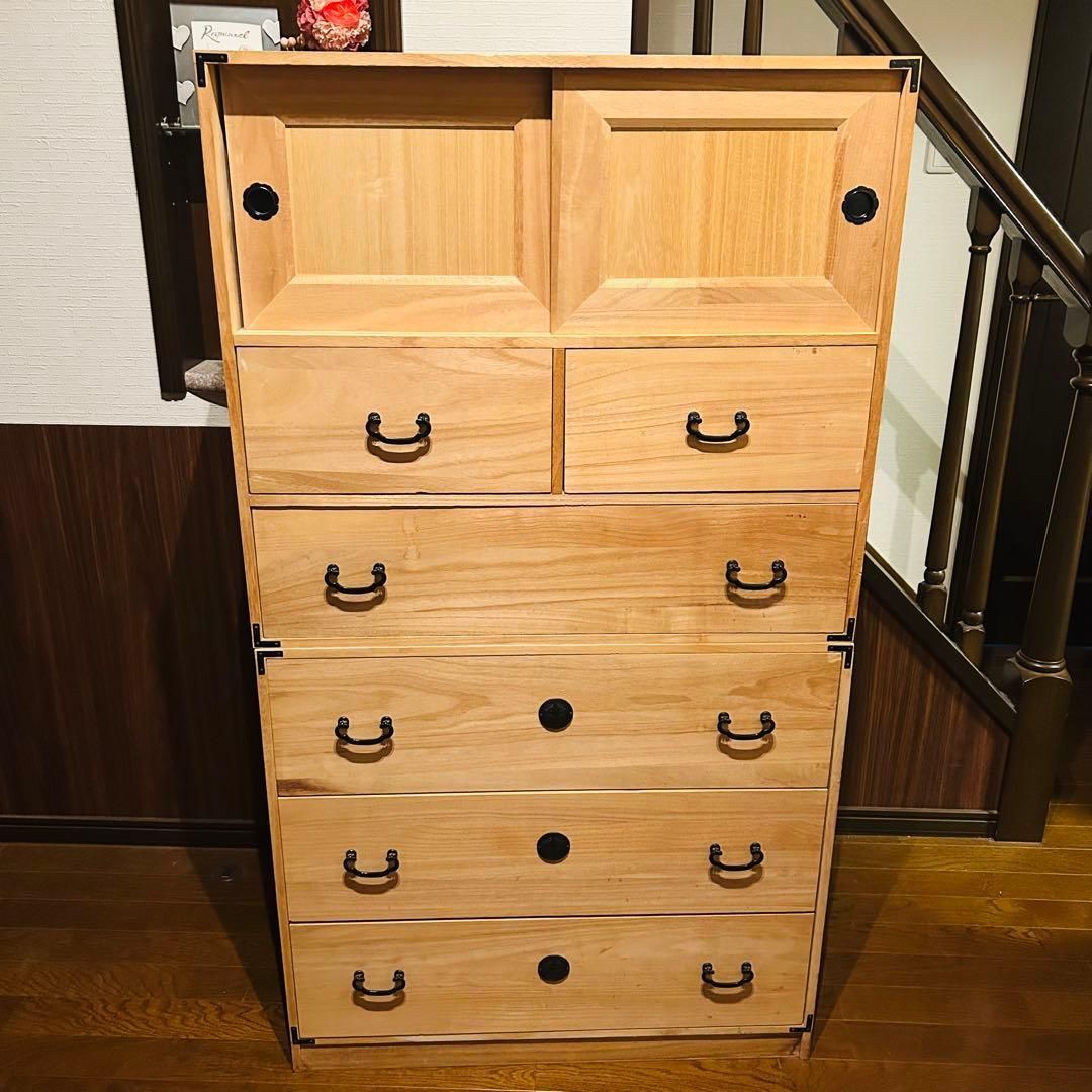 伝統工芸品 箱根寄木細工 4段 小引き出し 小箪笥 小物入れ 小抽斗 紗綾