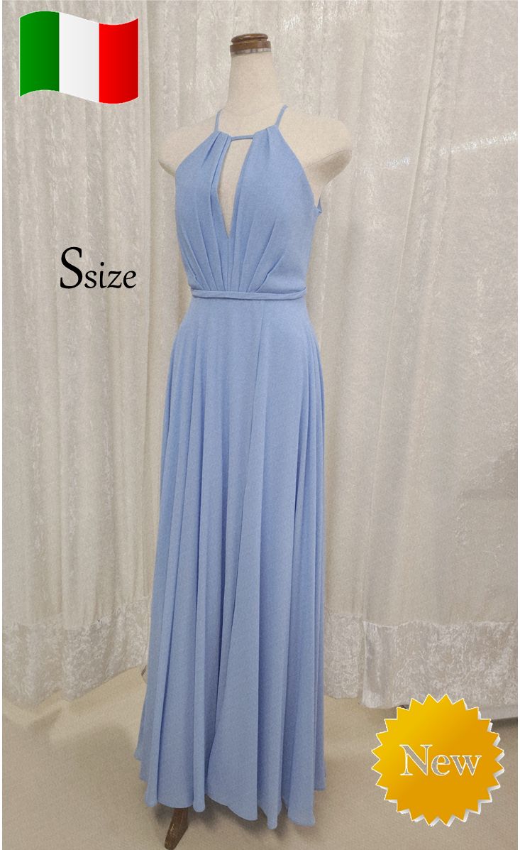 1点のみ!!! 社交ダンス 白樺ドレス公式 イタリア製 ワンピース イブニングドレス Sサイズ