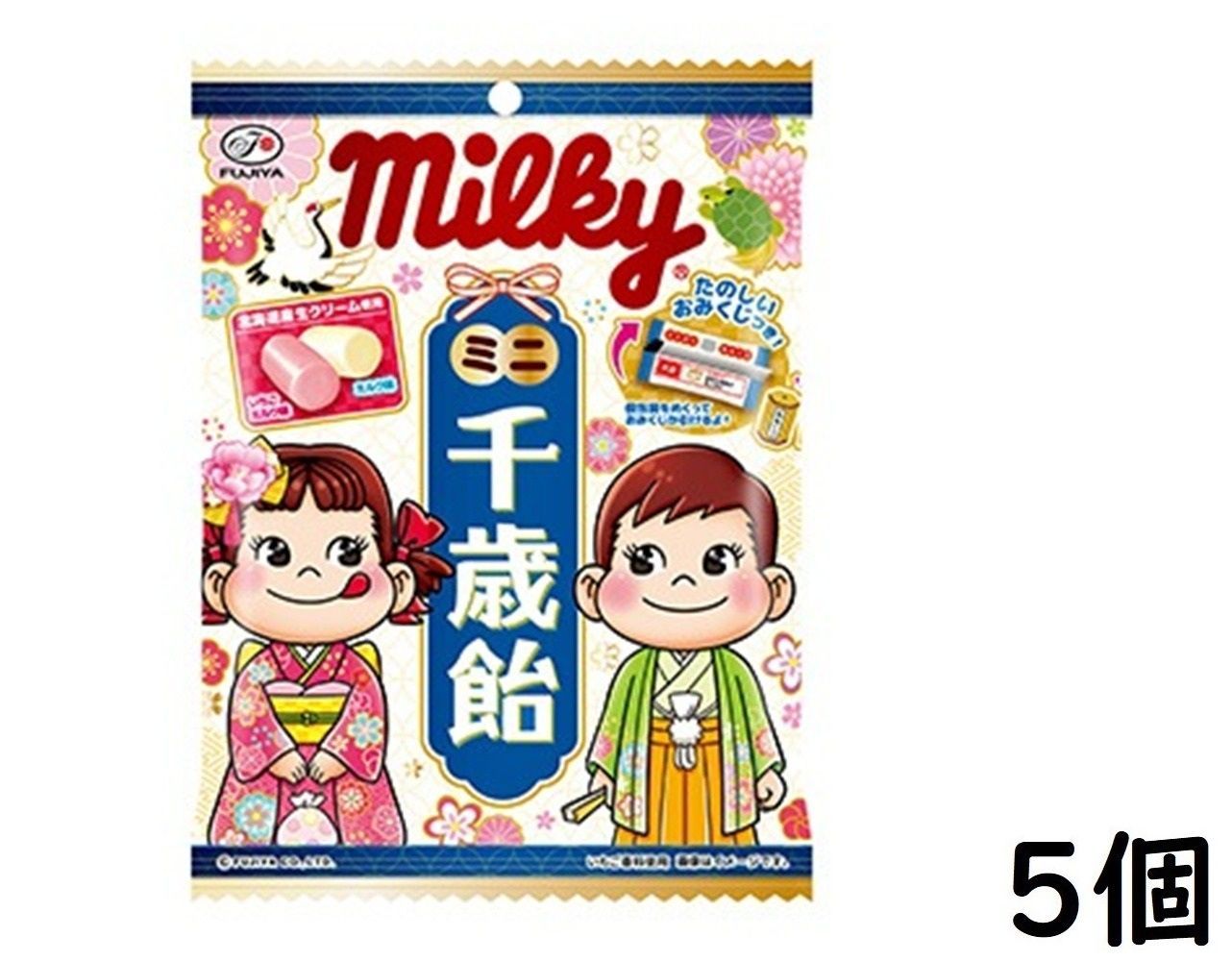 ともちゃんさん専用　不二家　ミルキー千歳飴　100本 不二家 ミルキー ミニ千歳飴 65g×4個 2026/08 - メルカリ