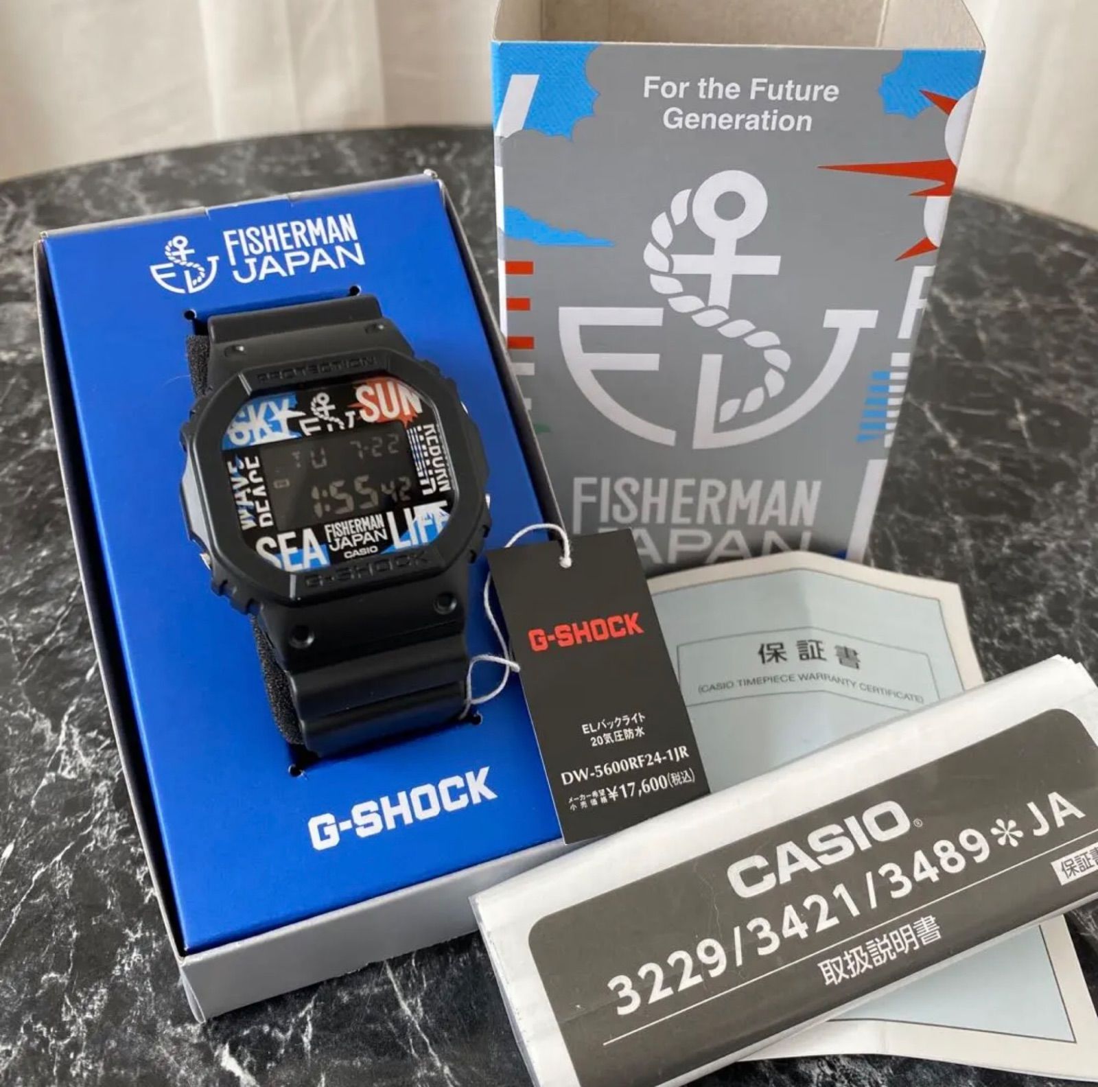 カシオCASIO G-SHOCK Gショック ジーショック Reborn-Art Festival DW-5600RF24-1JR フィッシャーマン JAPANコラボ