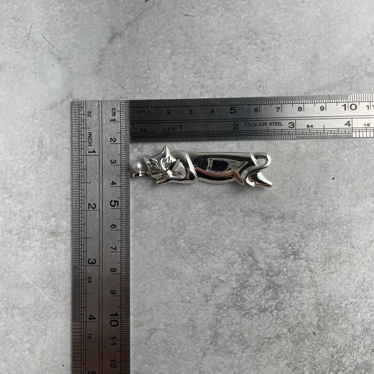 ティファニー キャット パール ブローチ ネコ 猫 シルバー P12f - メルカリ