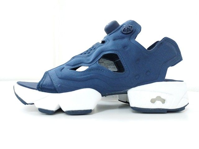 I461 Reebok リーボック サンダル 26cm ネイビー INSTAPUMP FURY SANDAL DV9698 T