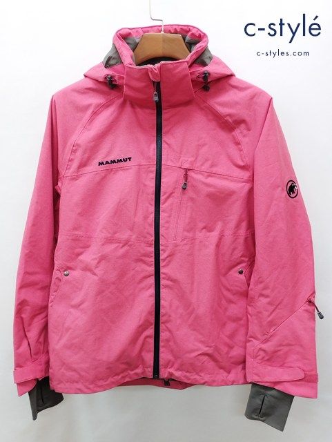 G523 人気 MAMMUT マムート ジャケット S ピンク 1010-18830 フォールライン ハードシェル サーモフーデッドジャケット G