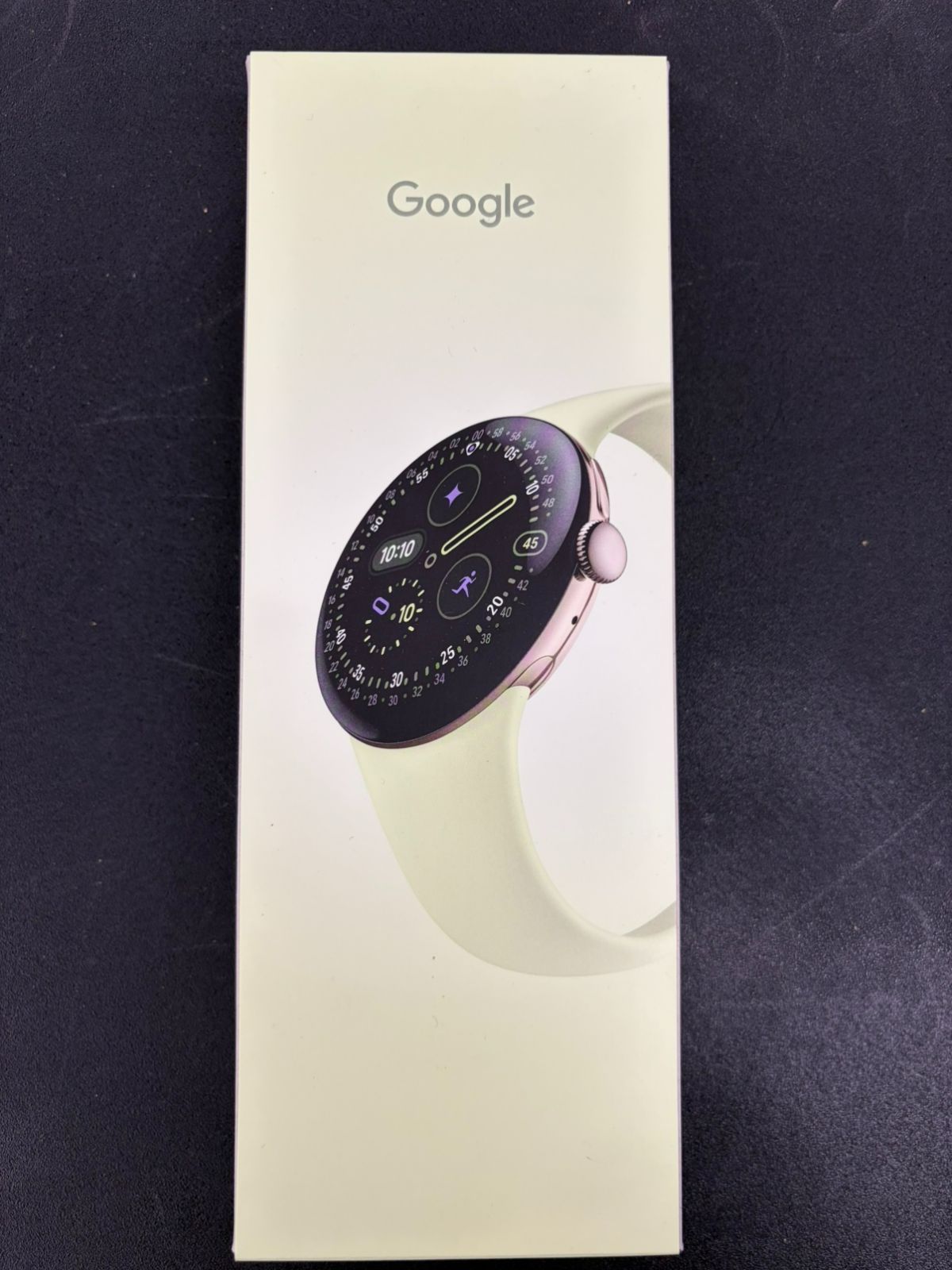 充電ホルダーなし Google Pixel Watch 4 41mm Wi-Fiモデル Champagne G アルミケース Lemongrass アクティブバンド GA06002-US