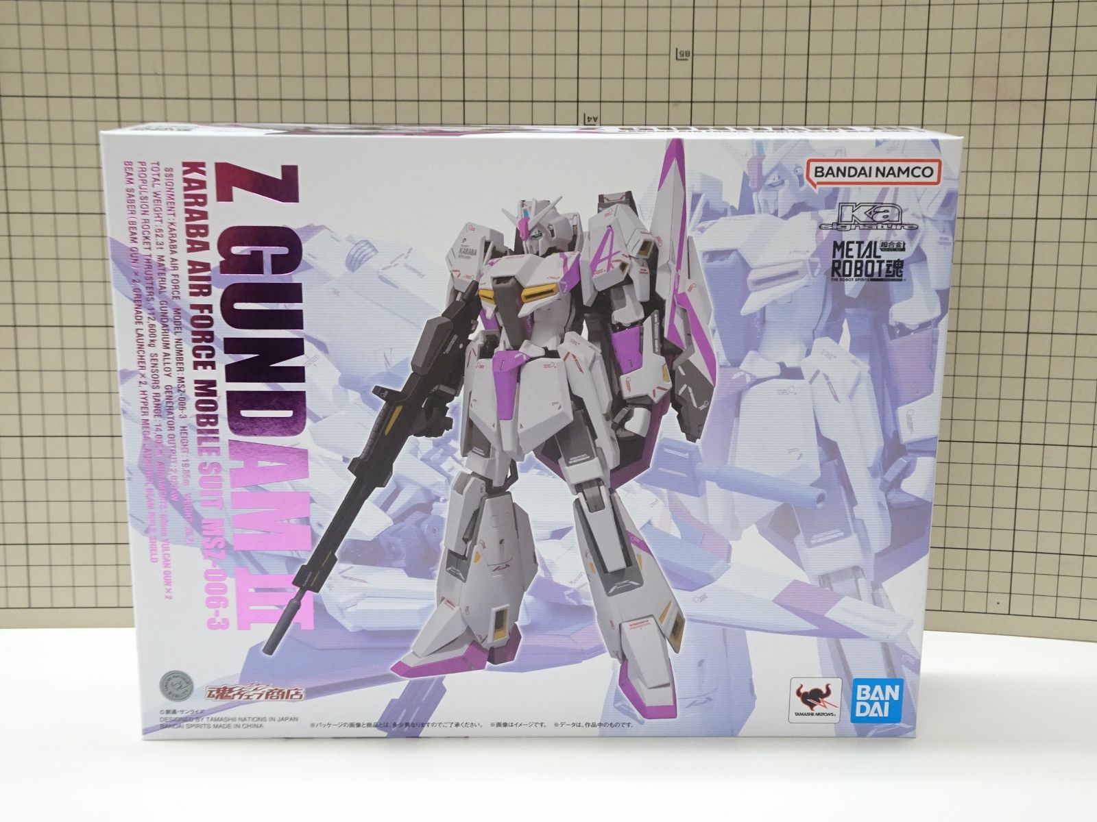 L ROBOT魂 Ka signature Zガンダム 3号機 輸送箱付未開封品 【公式通販】