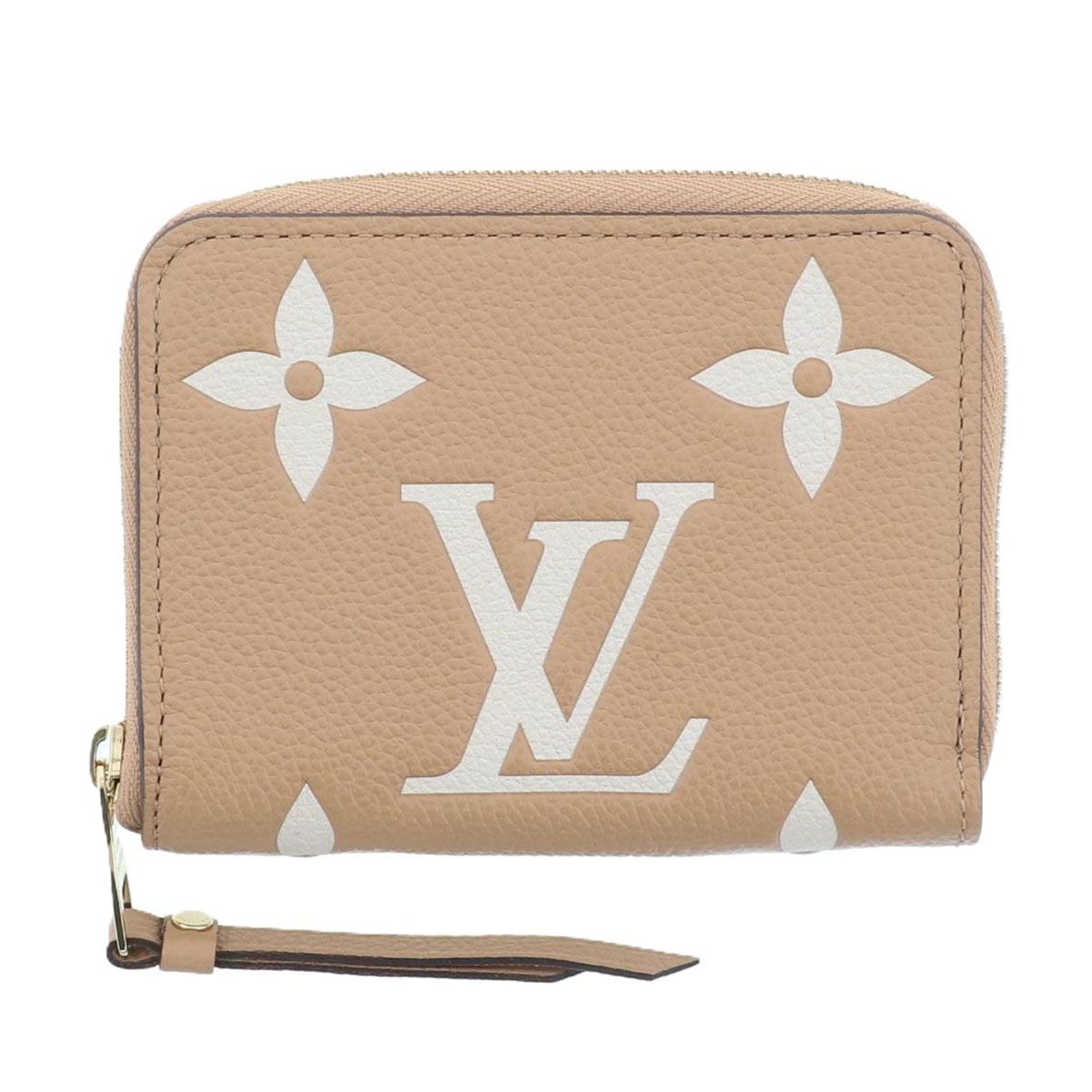 LOUIS VUITTON ルイヴィトン ジッピー コインパース モノグラム アンプラント M12760 レディース コインケース ベージュ