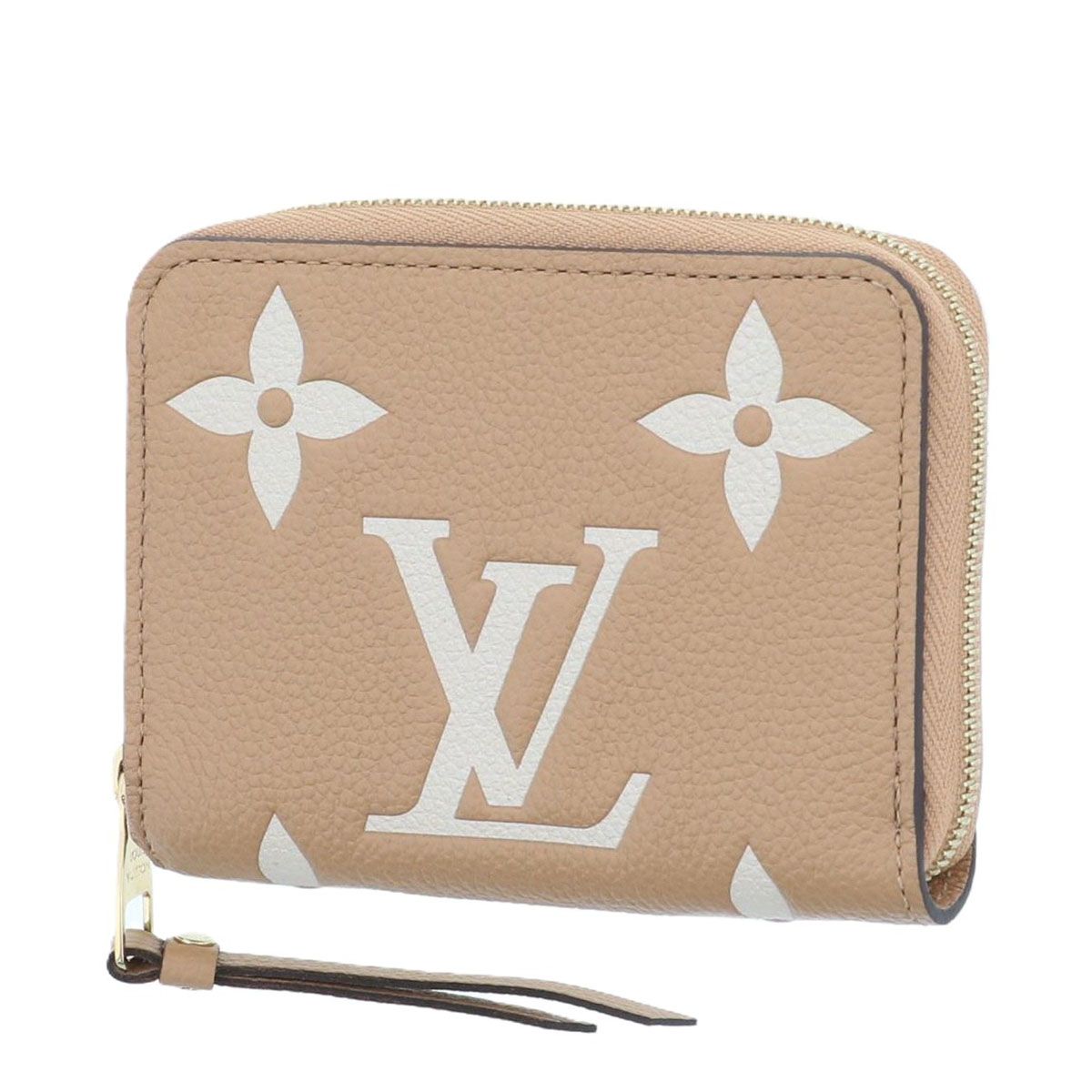 LOUIS VUITTON ルイヴィトン ジッピー コインパース モノグラム アンプラント M 12760 レディース コインケース ベージュ