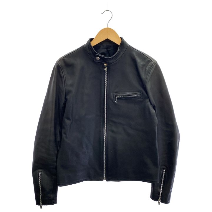 SCYE サイ ⑤ 1108-63001 ゴートスキンシングルライダース メンズ ブラック 40